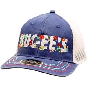 NEW / Buc-ee's Women’s Adjustable Snapback Ponytail Trucker Hat, One Size